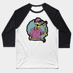 Skeleton drunk summer Baseball T-Shirt